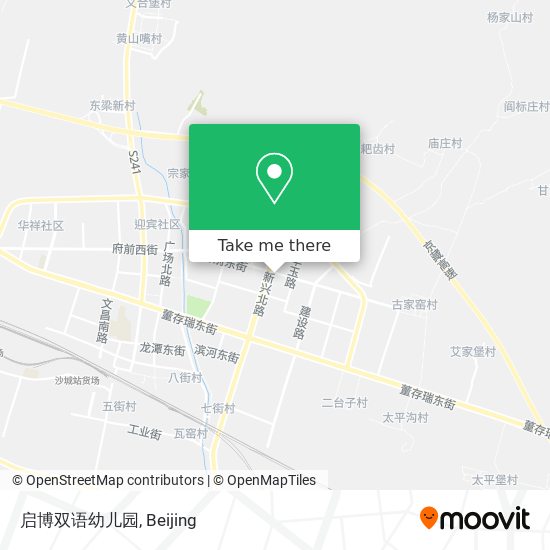启博双语幼儿园 map