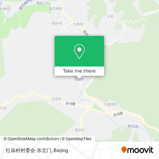 红庙村村委会-东北门 map