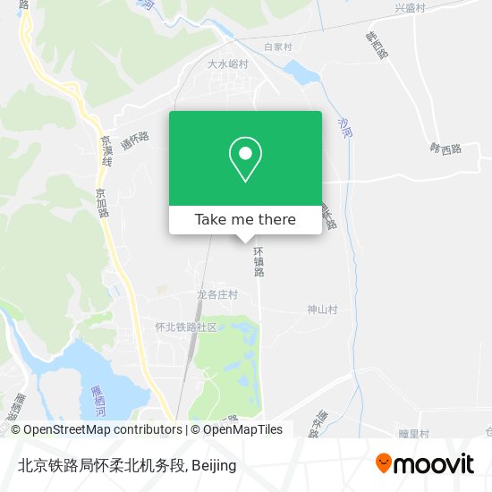 北京铁路局怀柔北机务段 map