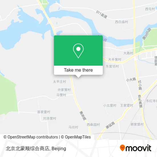 北京北蒙顺综合商店 map