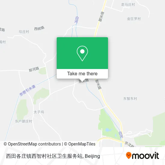 西田各庄镇西智村社区卫生服务站 map