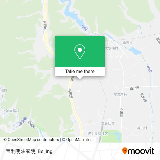 宝利明农家院 map