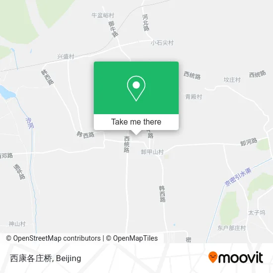 西康各庄桥 map