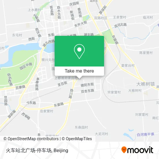 火车站北广场-停车场 map