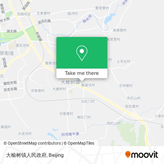 大榆树镇人民政府 map