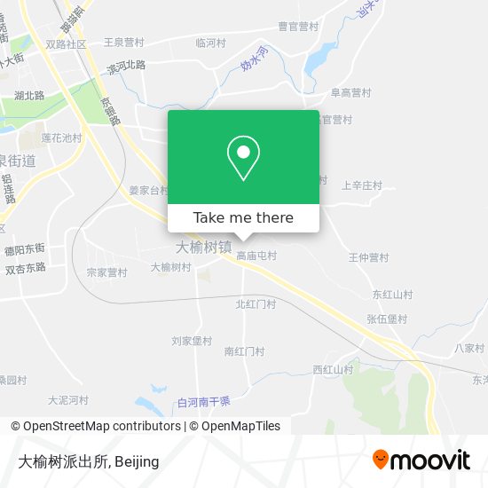 大榆树派出所 map