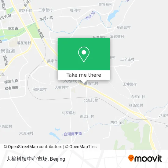 大榆树镇中心市场 map