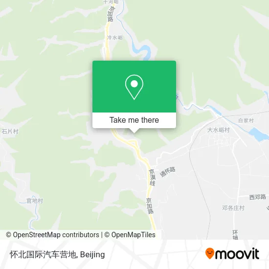 怀北国际汽车营地 map
