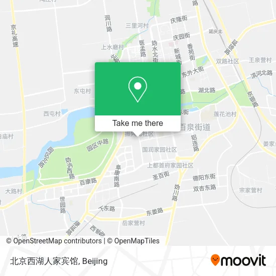 北京西湖人家宾馆 map