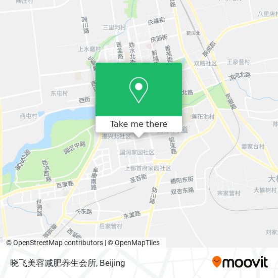 晓飞美容减肥养生会所 map