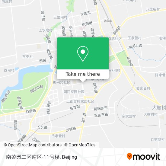 南菜园二区南区-11号楼 map