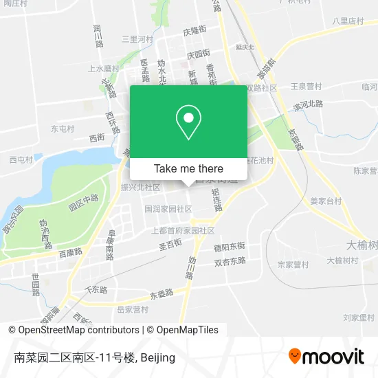 南菜园二区南区-11号楼 map