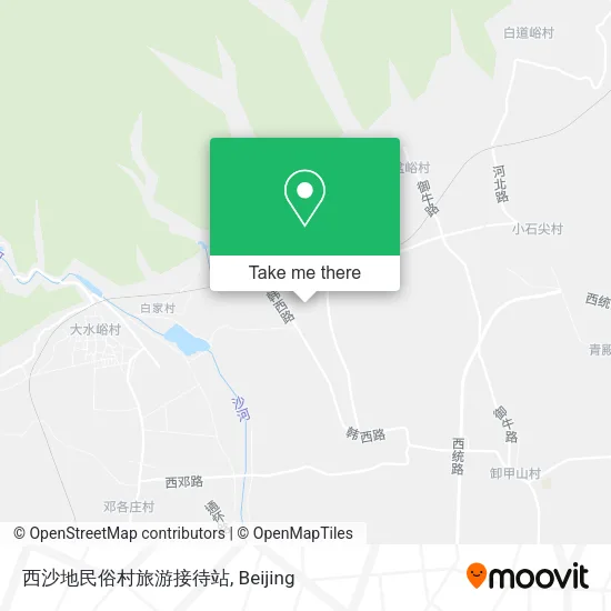 西沙地民俗村旅游接待站 map