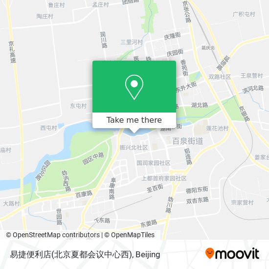 易捷便利店(北京夏都会议中心西) map
