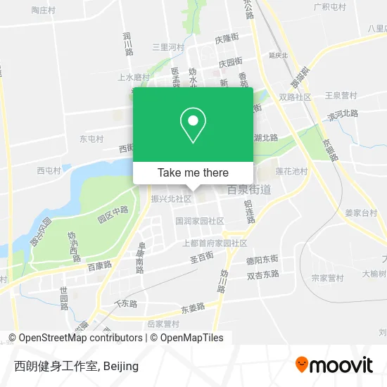 西朗健身工作室 map