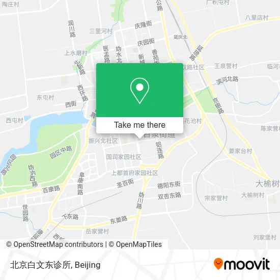 北京白文东诊所 map