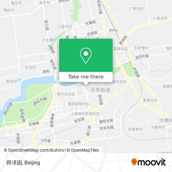 舜泽园 map