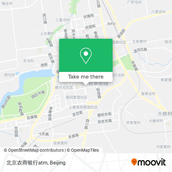 北京农商银行atm map