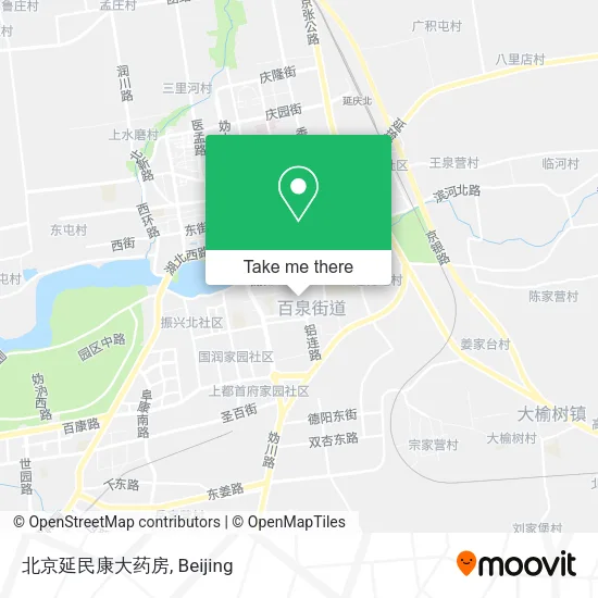 北京延民康大药房 map