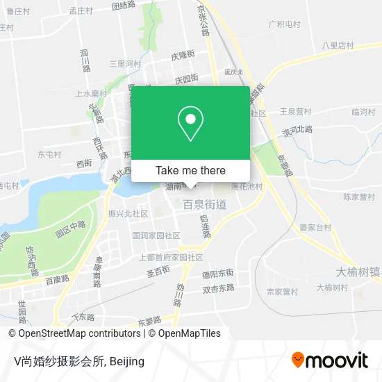 V尚婚纱摄影会所 map