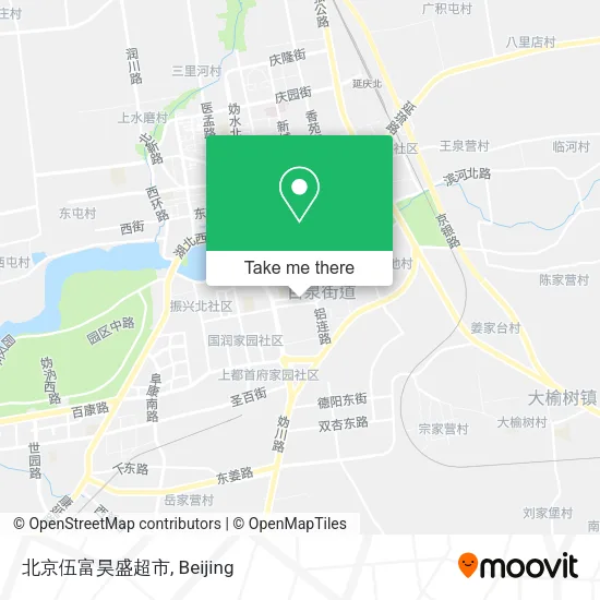 北京伍富昊盛超市 map