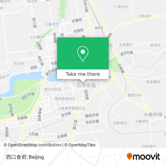西口食府 map