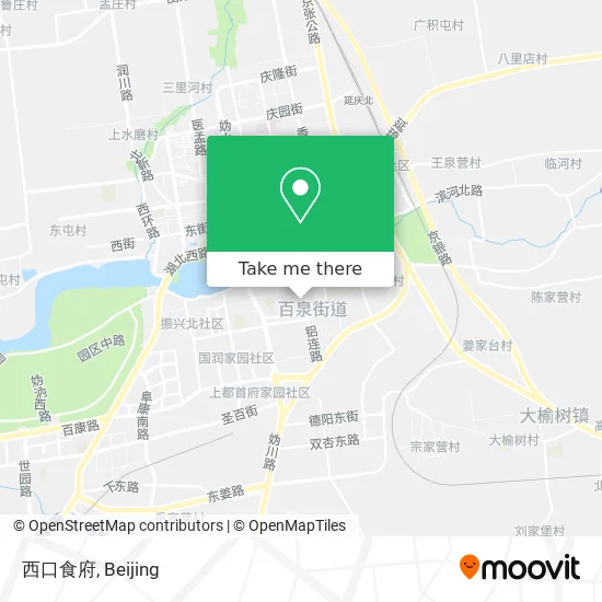 西口食府 map