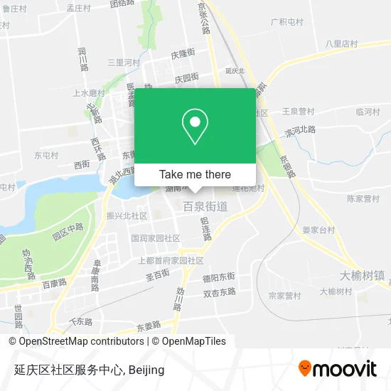 延庆区社区服务中心 map