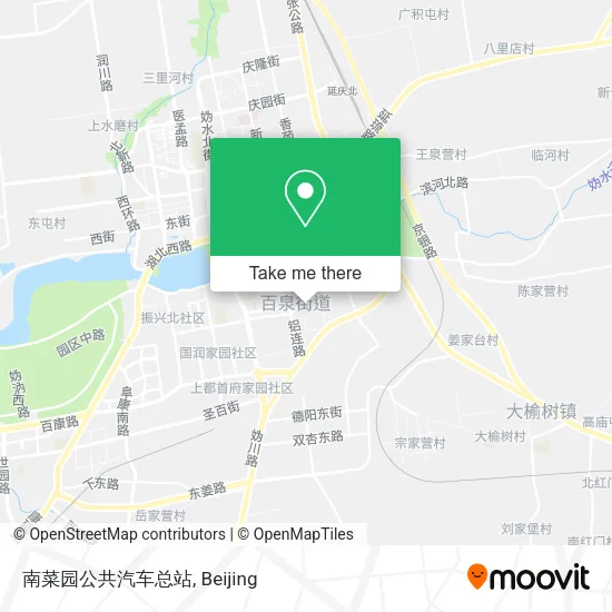 南菜园公共汽车总站 map