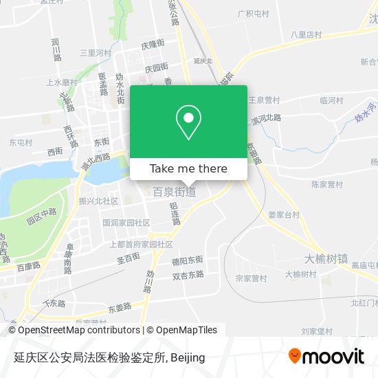 延庆区公安局法医检验鉴定所 map