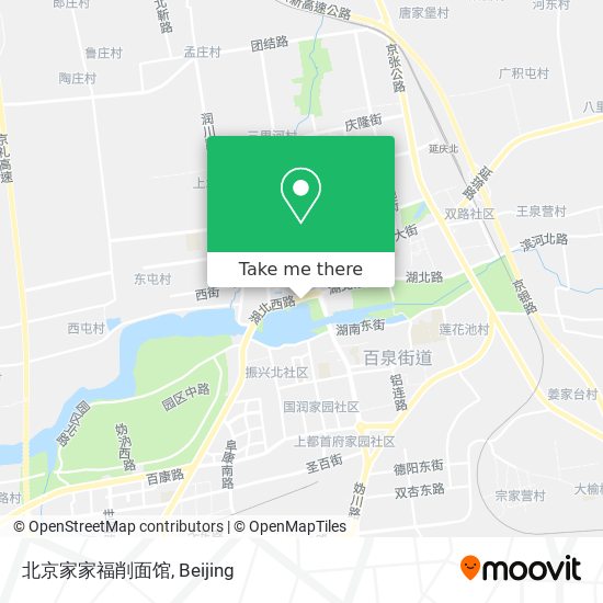 北京家家福削面馆 map