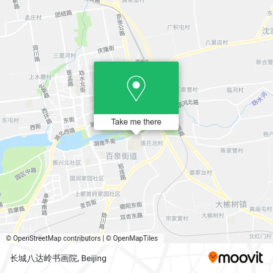 长城八达岭书画院 map