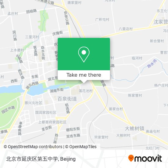 北京市延庆区第五中学 map
