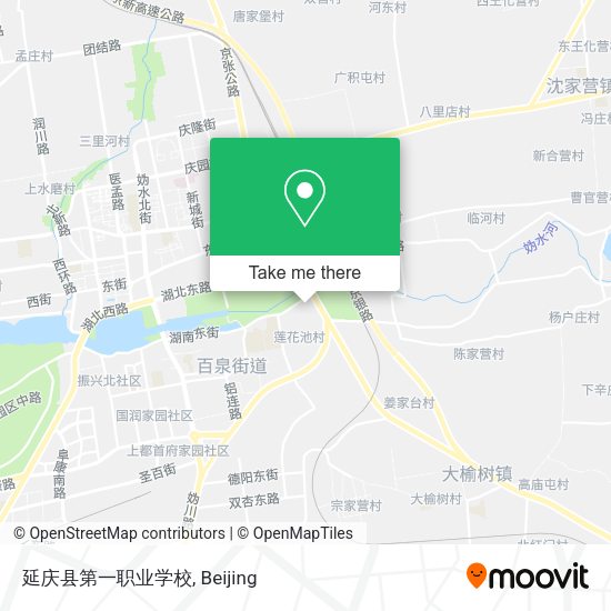 延庆县第一职业学校 map