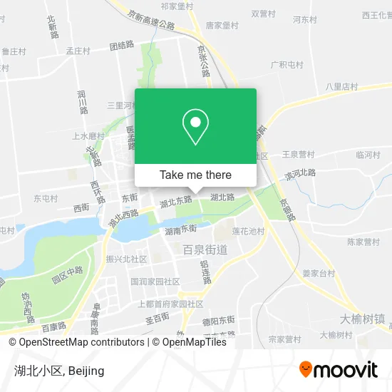 湖北小区 map