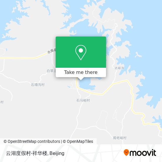 云湖度假村-祥华楼 map