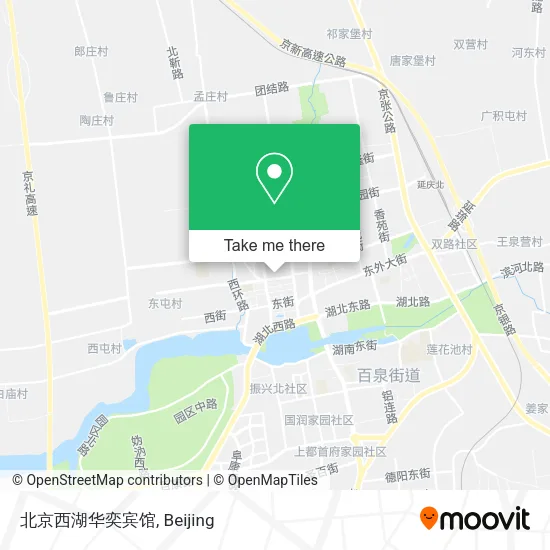 北京西湖华奕宾馆 map