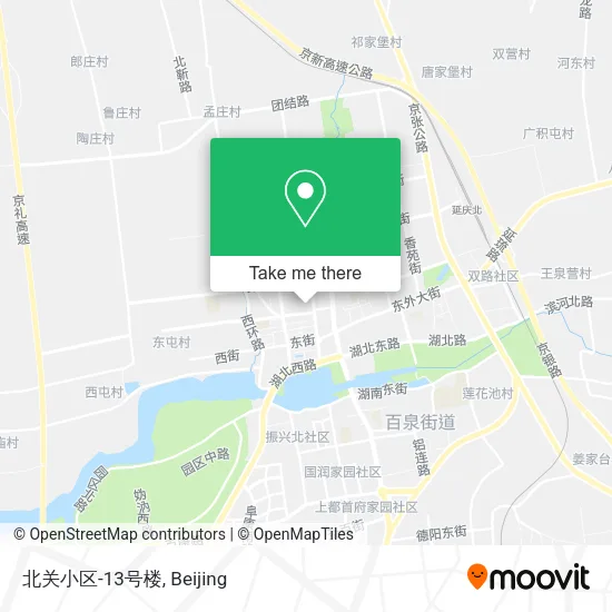 北关小区-13号楼 map