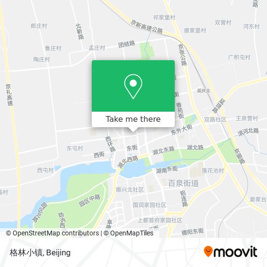 格林小镇 map
