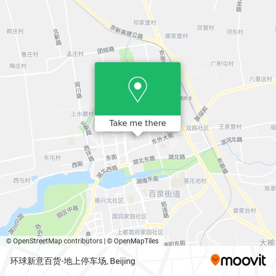 环球新意百货-地上停车场 map