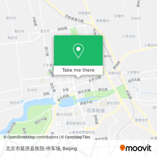 北京市延庆县医院-停车场 map