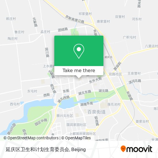 延庆区卫生和计划生育委员会 map