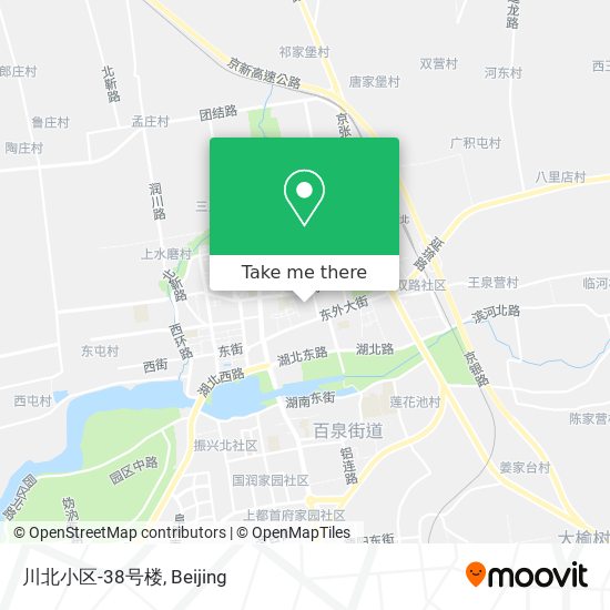川北小区-38号楼 map