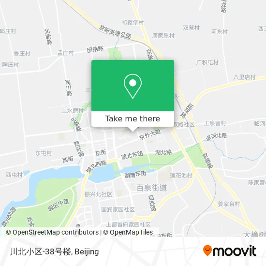 川北小区-38号楼 map