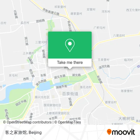 客之家旅馆 map
