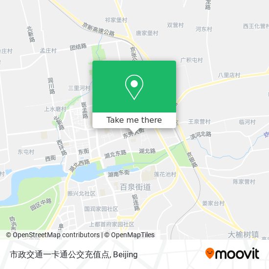 市政交通一卡通公交充值点 map