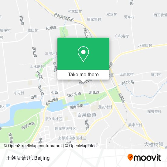 王朝满诊所 map