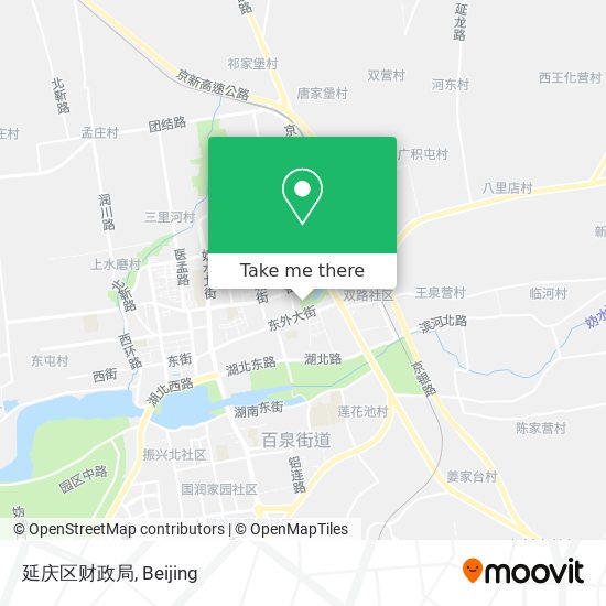 延庆区财政局 map