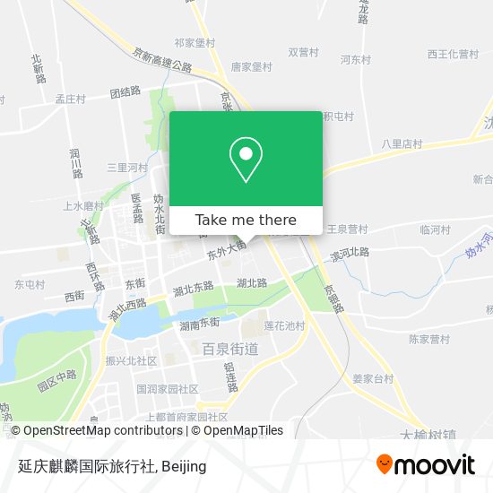 延庆麒麟国际旅行社 map