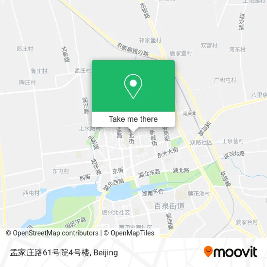 孟家庄路61号院4号楼 map